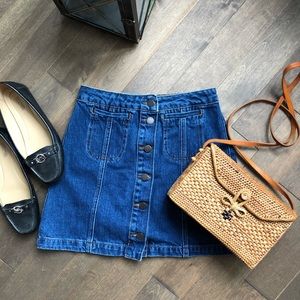 NWOT Topshop High Waisted Skirt